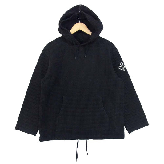 TENDERLOIN テンダーロイン T-CLUB HOODED ワッフル プルオーバー パーカー ブラック系 S【中古】