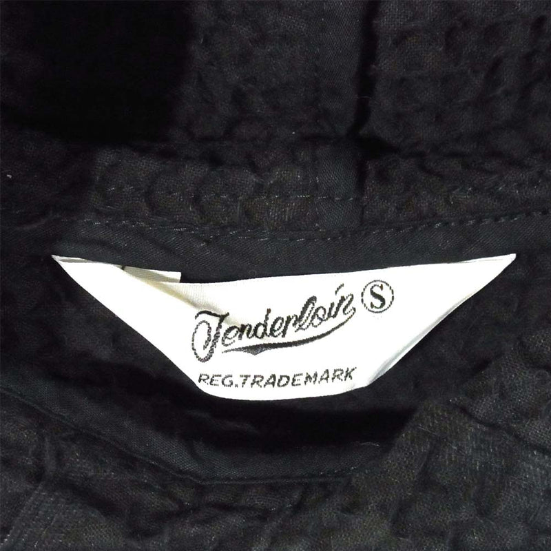 TENDERLOIN テンダーロイン T-CLUB HOODED ワッフル プルオーバー パーカー ブラック系 S【中古】