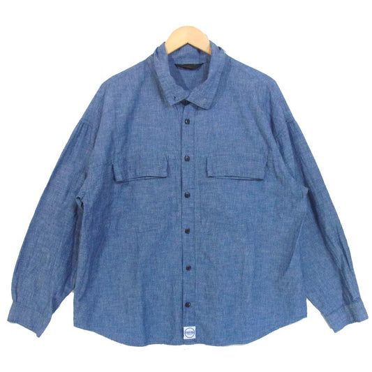 TENDERLOIN テンダーロイン T-HIGH NECK CHAMBRAY SHT インディゴブルー系 M【中古】