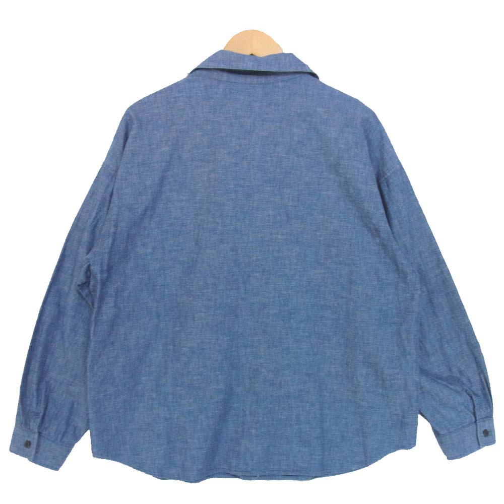 TENDERLOIN テンダーロイン T-HIGH NECK CHAMBRAY SHT インディゴブルー系 M【中古】