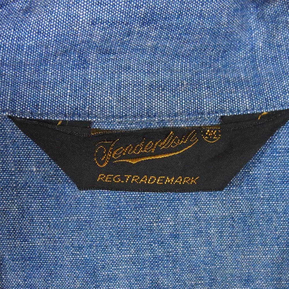 TENDERLOIN テンダーロイン T-HIGH NECK CHAMBRAY SHT インディゴブルー系 M【中古】