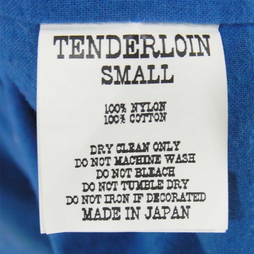TENDERLOIN テンダーロイン 16AW T-NYLON COACH JKT ナイロン コーチジャケット ブルー系 S【美品】【中古】