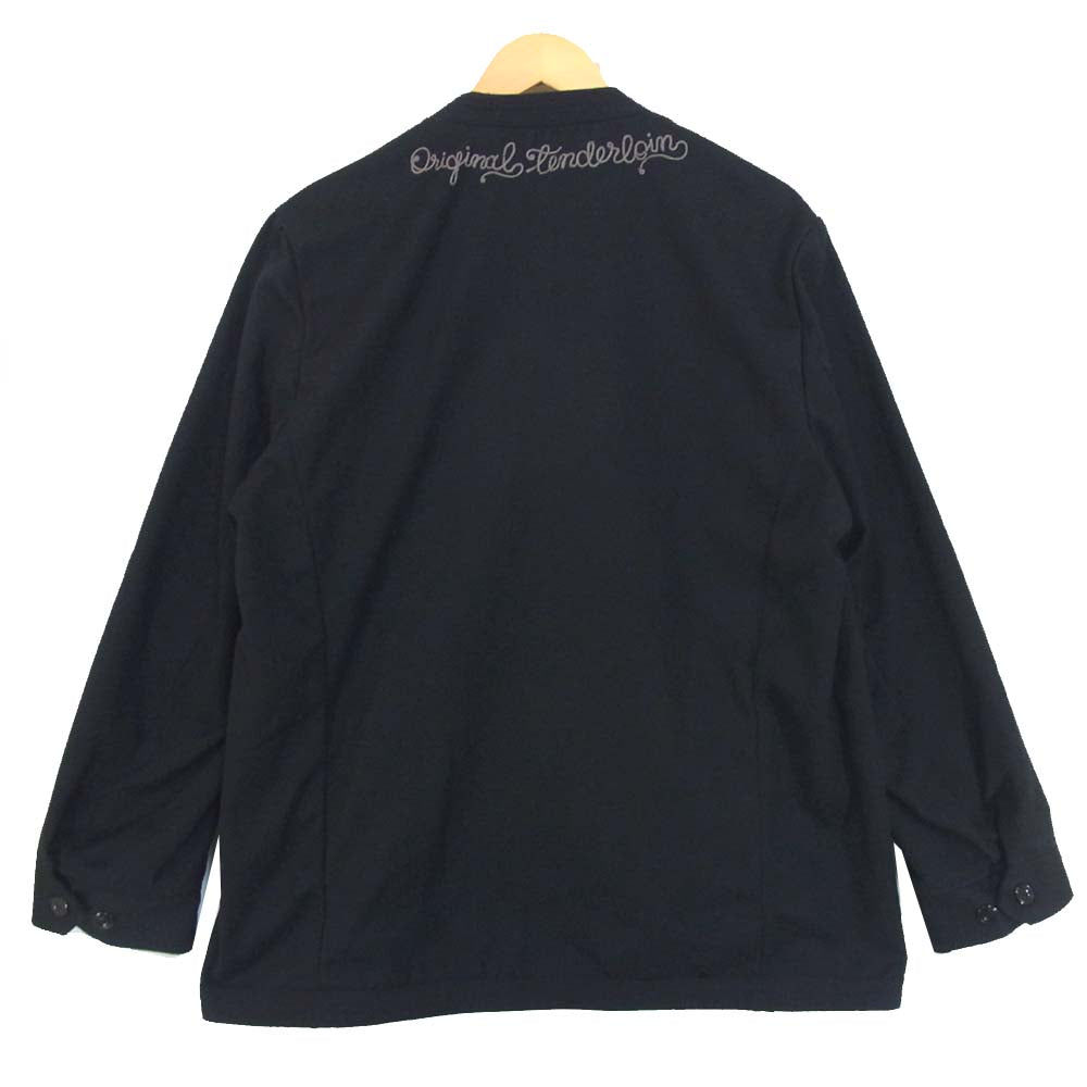 TENDERLOIN テンダーロイン T-WORK JKT ノーカラー ワークジャケット ブラック系 L【美品】【中古】