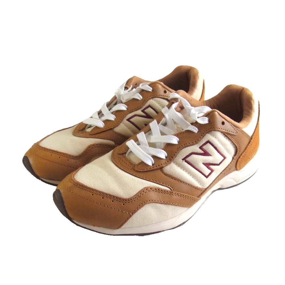 NEW BALANCE ニューバランス RC205BY ビューティアンドユース BEAUTY&YOUTH UNITED ARROWS 別注 SNK スエード ローカット スニーカー ベージュ系 25㎝【中古】