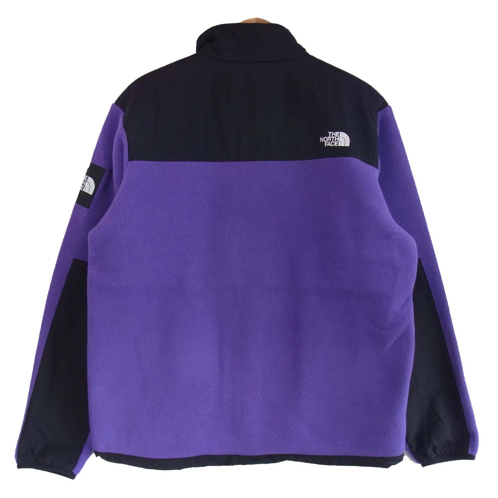 THE NORTH FACE ノースフェイス NA72051 国内正規品 Denali Jacket デナリ フリース ジャケット PP ピークパープル 紫×黒 XXL【新古品】【未使用】【中古】