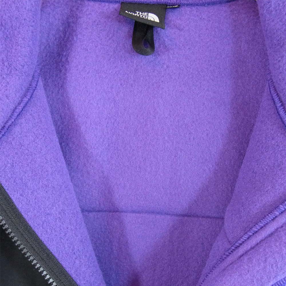 THE NORTH FACE ノースフェイス NA72051 国内正規品 Denali Jacket デナリ フリース ジャケット PP ピークパープル 紫×黒 XXL【新古品】【未使用】【中古】