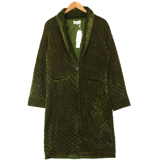 ヴィドヴァンスター VELVET COAT JAIPUR ベルベット キルティング ジャケット カーキ系 S【新古品】【未使用】【中古】