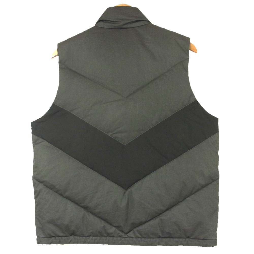 THE NORTH FACE ノースフェイス PURPLE LABEL Cotton Down Vest パープル レーベル コットン ダウン ベスト グレー系 S【中古】