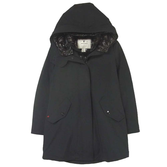 WOOLRICH ウールリッチ WWOU0276 LONG MILITARY PARKA ロング ミリタリー パーカ ダウンコート ブラック系 S【新古品】【未使用】【中古】