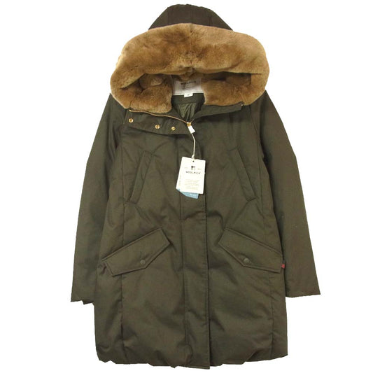 WOOLRICH ウールリッチ WWOU0351 W'S COCOON PARKA ウィメンズ コクーン パーカー ダウンコート カーキ系 XS【新古品】【未使用】【中古】