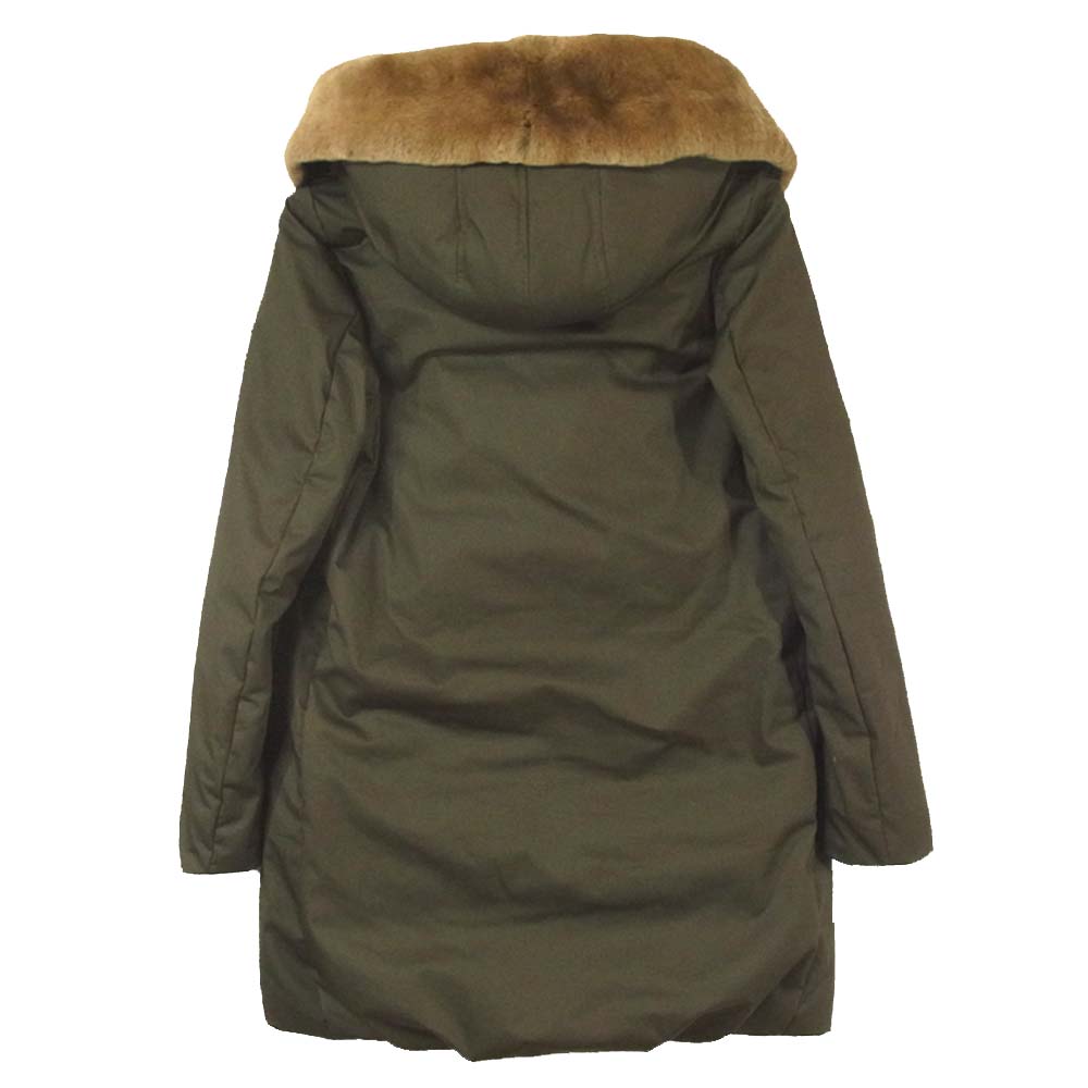 WOOLRICH ウールリッチ WWOU0351 W'S COCOON PARKA ウィメンズ コクーン パーカー ダウンコート カーキ系 XS【新古品】【未使用】【中古】