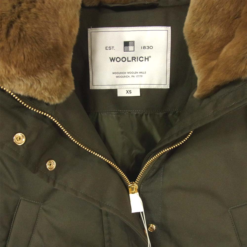 WOOLRICH ウールリッチ WWOU0351 W'S COCOON PARKA ウィメンズ コクーン パーカー ダウンコート カーキ系 XS【新古品】【未使用】【中古】