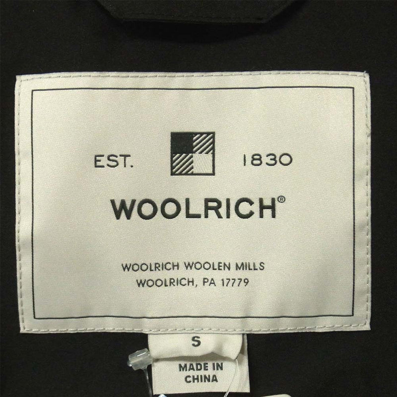 WOOLRICH ウールリッチ WWOU0279 MARSHALL DOWN COAT ダウン コート 中国製 ブラック系 S【新古品】【未使用】【中古】