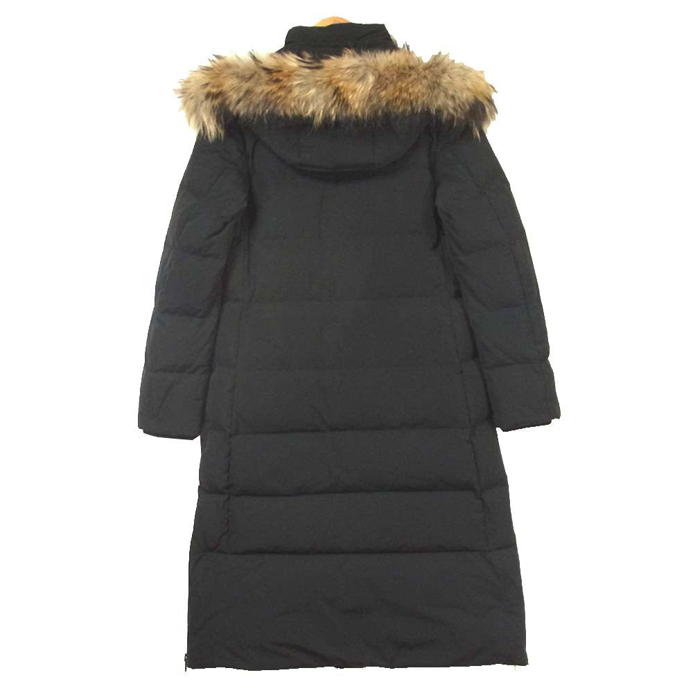 WOOLRICH ウールリッチ WWOU0345 LUXURY CYPRESS COAT ダウン コート ブラック系 S【新古品】【未使用】【中古】