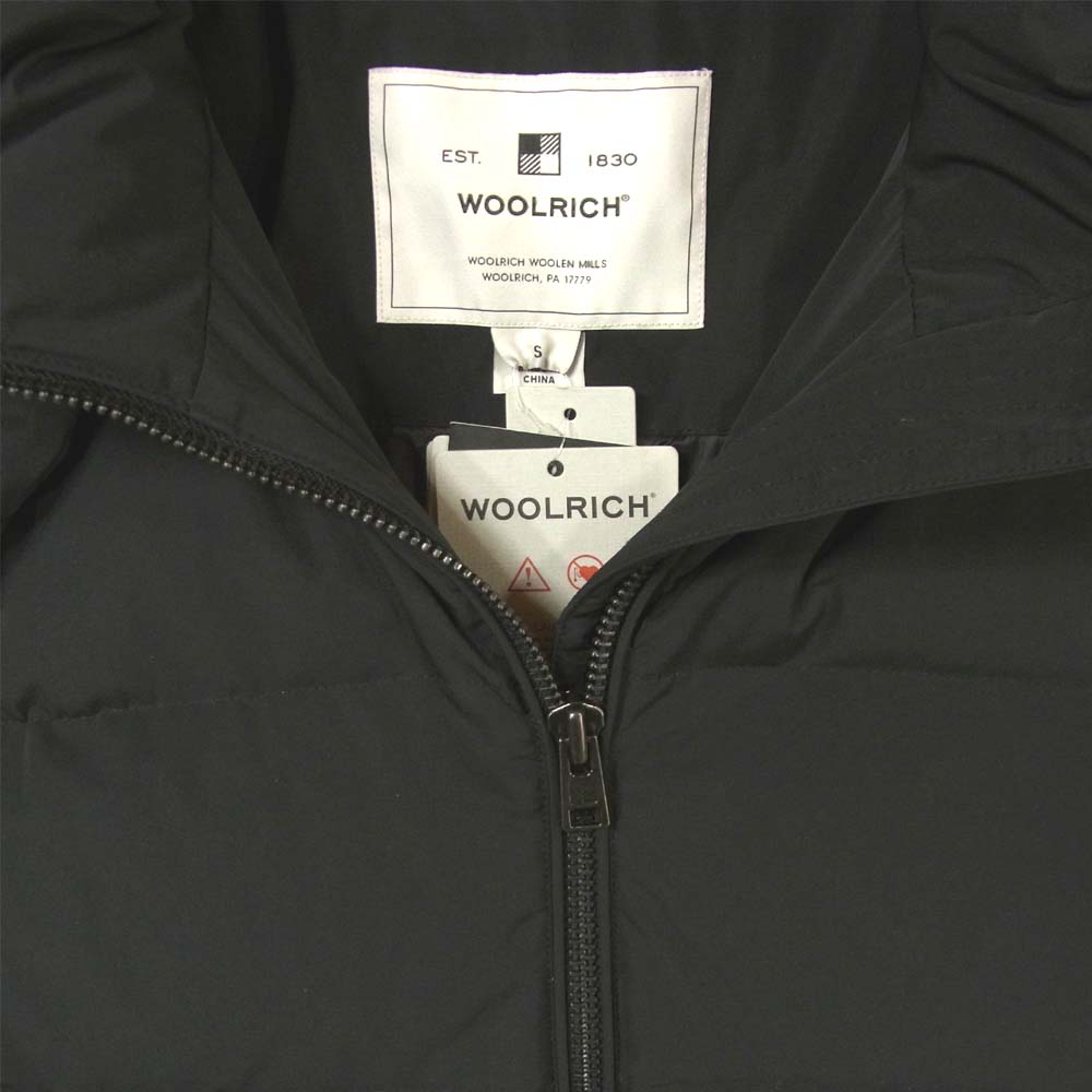 WOOLRICH ウールリッチ WWOU0345 LUXURY CYPRESS COAT ダウン コート ブラック系 S【新古品】【未使用】【中古】