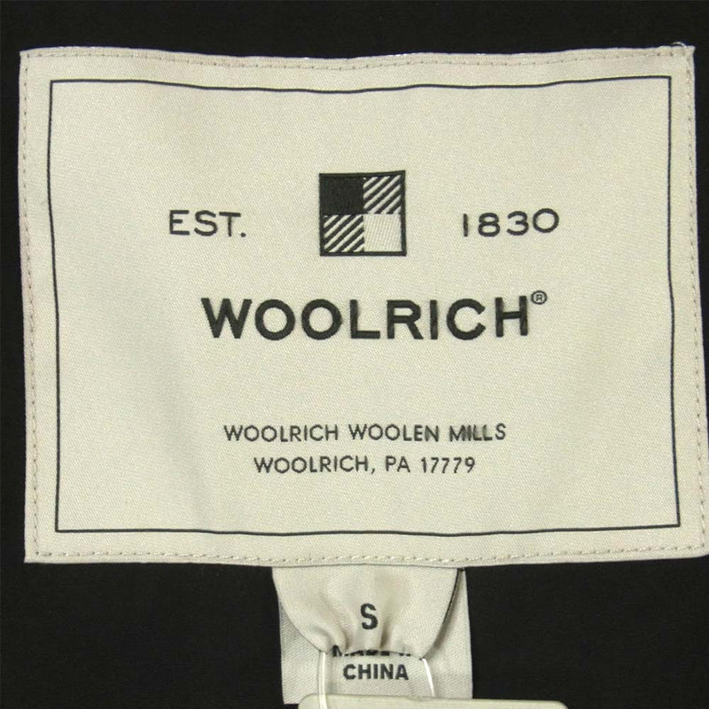 WOOLRICH ウールリッチ WWOU0345 LUXURY CYPRESS COAT ダウン コート ブラック系 S【新古品】【未使用】【中古】