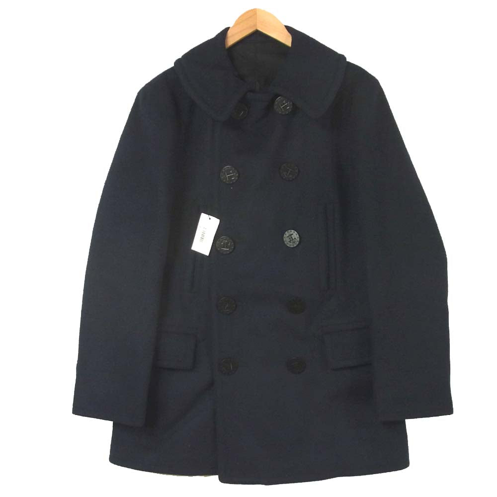 アナトミカ 19AW 530-522-04 Pea Coat Pコート ウール 日本製 ネイビー系 42【新古品】【未使用】【中古】