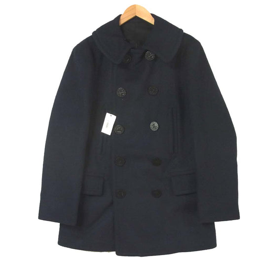 アナトミカ 19AW 530-522-04 Pea Coat Pコート ウール 日本製 ネイビー系 42【新古品】【未使用】【中古】