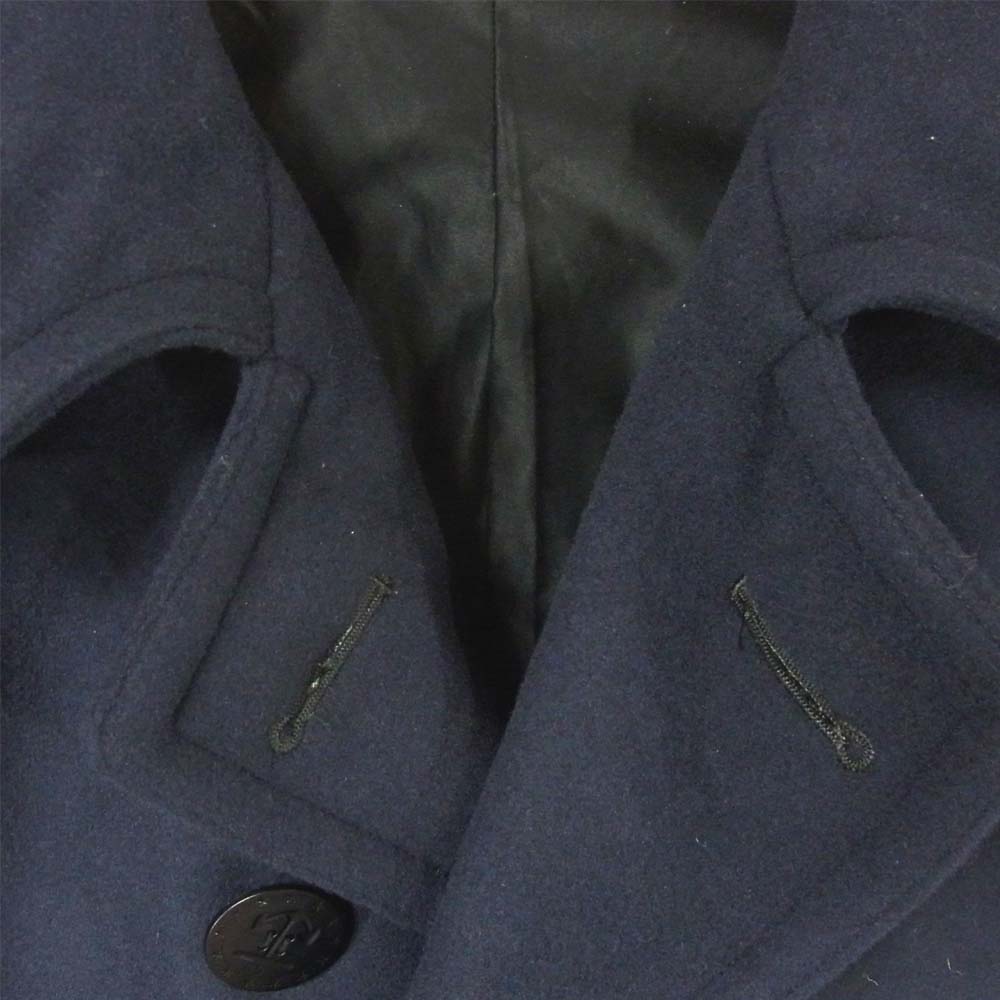 アナトミカ 19AW 530-522-04 Pea Coat Pコート ウール 日本製 ネイビー系 42【新古品】【未使用】【中古】