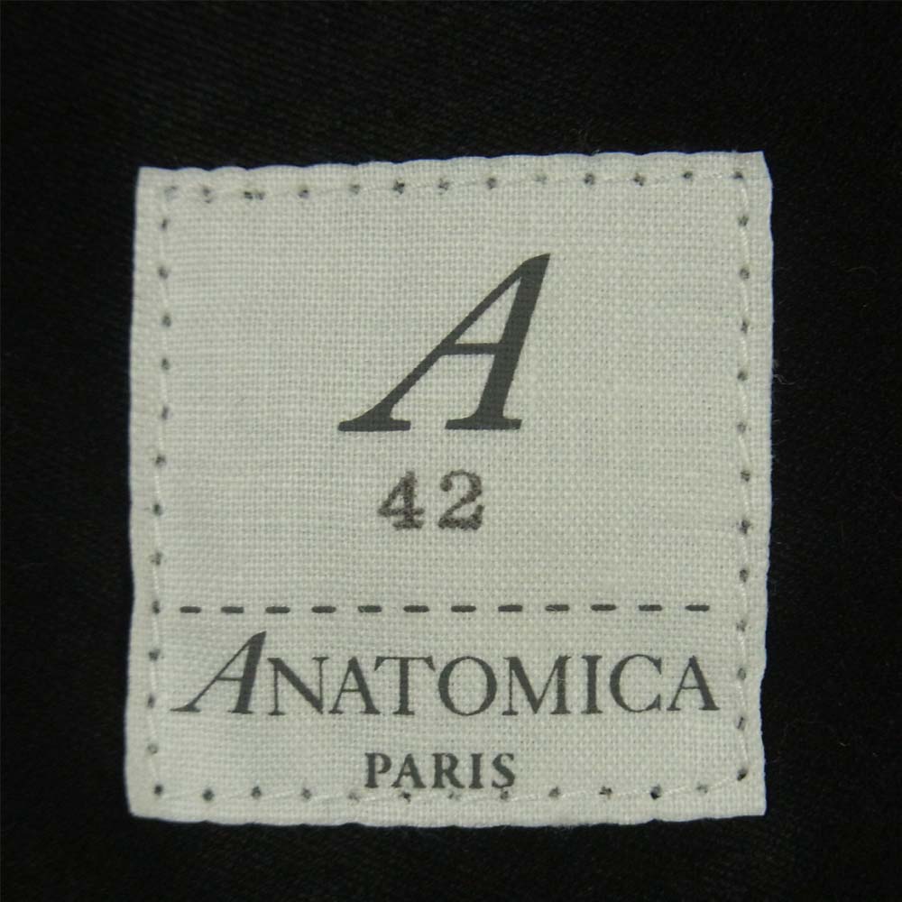 アナトミカ 19AW 530-522-04 Pea Coat Pコート ウール 日本製 ネイビー系 42【新古品】【未使用】【中古】