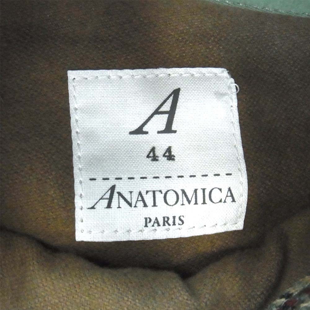 アナトミカ 20AW 530-552-02 SINGLE RAGLAN 2 S-P GABARDINE リバーシブル シングル ラグラン コート モスグリーン系 44【新古品】【未使用】【中古】