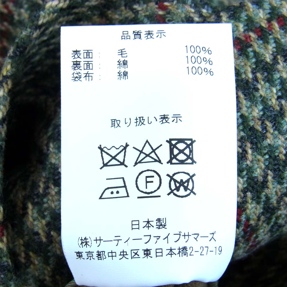 アナトミカ 20AW 530-552-02 SINGLE RAGLAN 2 S-P GABARDINE リバーシブル シングル ラグラン コート モスグリーン系 44【新古品】【未使用】【中古】