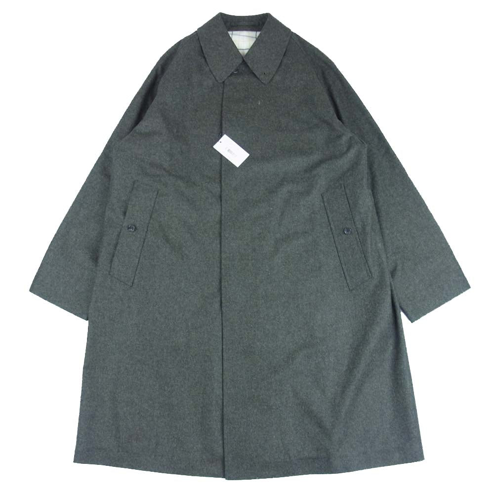 アナトミカ 530-542-03 SINGLE RAGLAN VII LODEN シングル ラグラン ローデン コート OLIVE 44【新古品】【未使用】【中古】