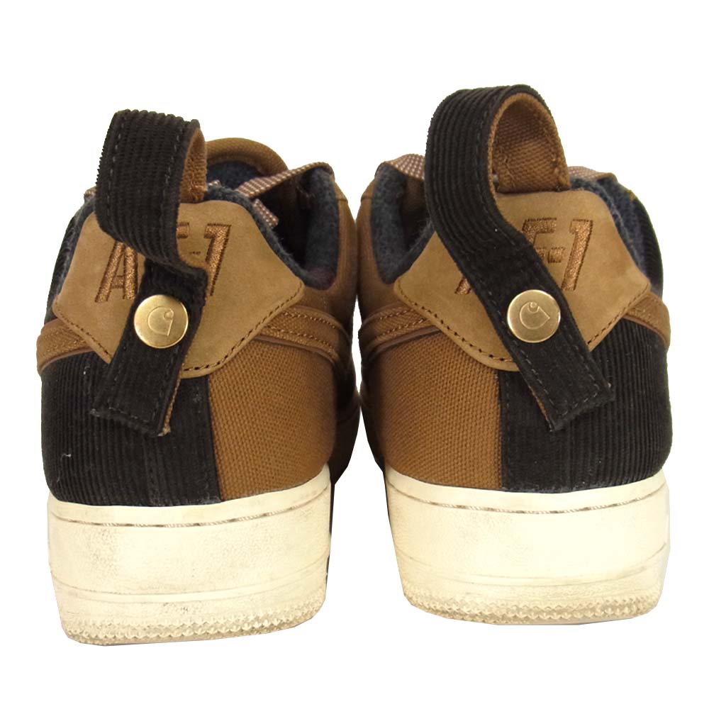 NIKE ナイキ AV4113-200 カーハート Carhartt AIR FORCE 1 07 PRM WIP エアフォース ワン ブラウン系 25.5cm【中古】