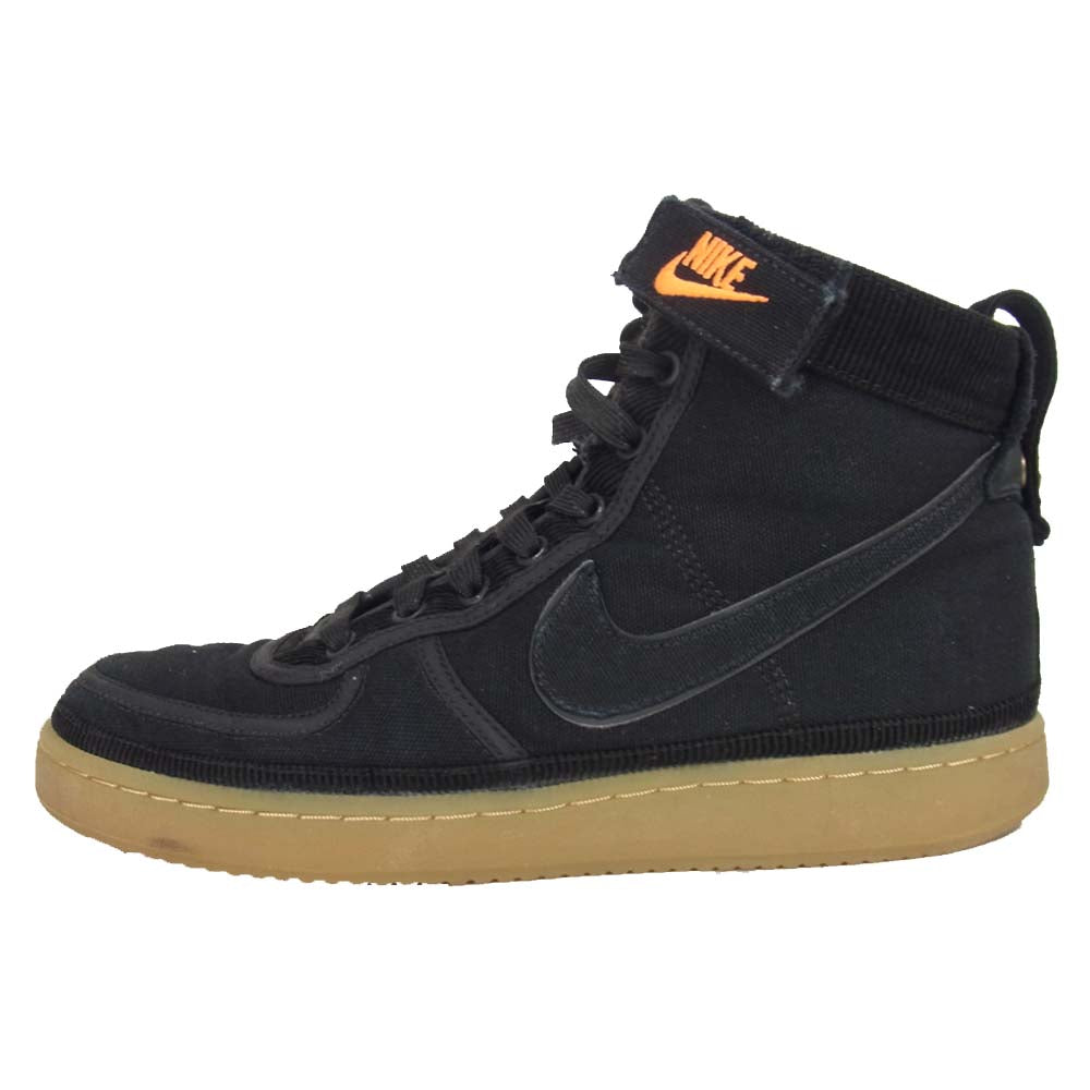 NIKE ナイキ AV4115-001 カーハート Carhartt VANDAL HIGH SUPREME PRM WIP バンダル ハイ ブラック系 25.5cm【美品】【中古】