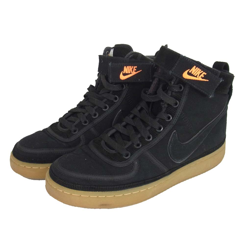 NIKE ナイキ AV4115-001 カーハート Carhartt VANDAL HIGH SUPREME PRM WIP バンダル ハイ ブラック系 25.5cm【美品】【中古】