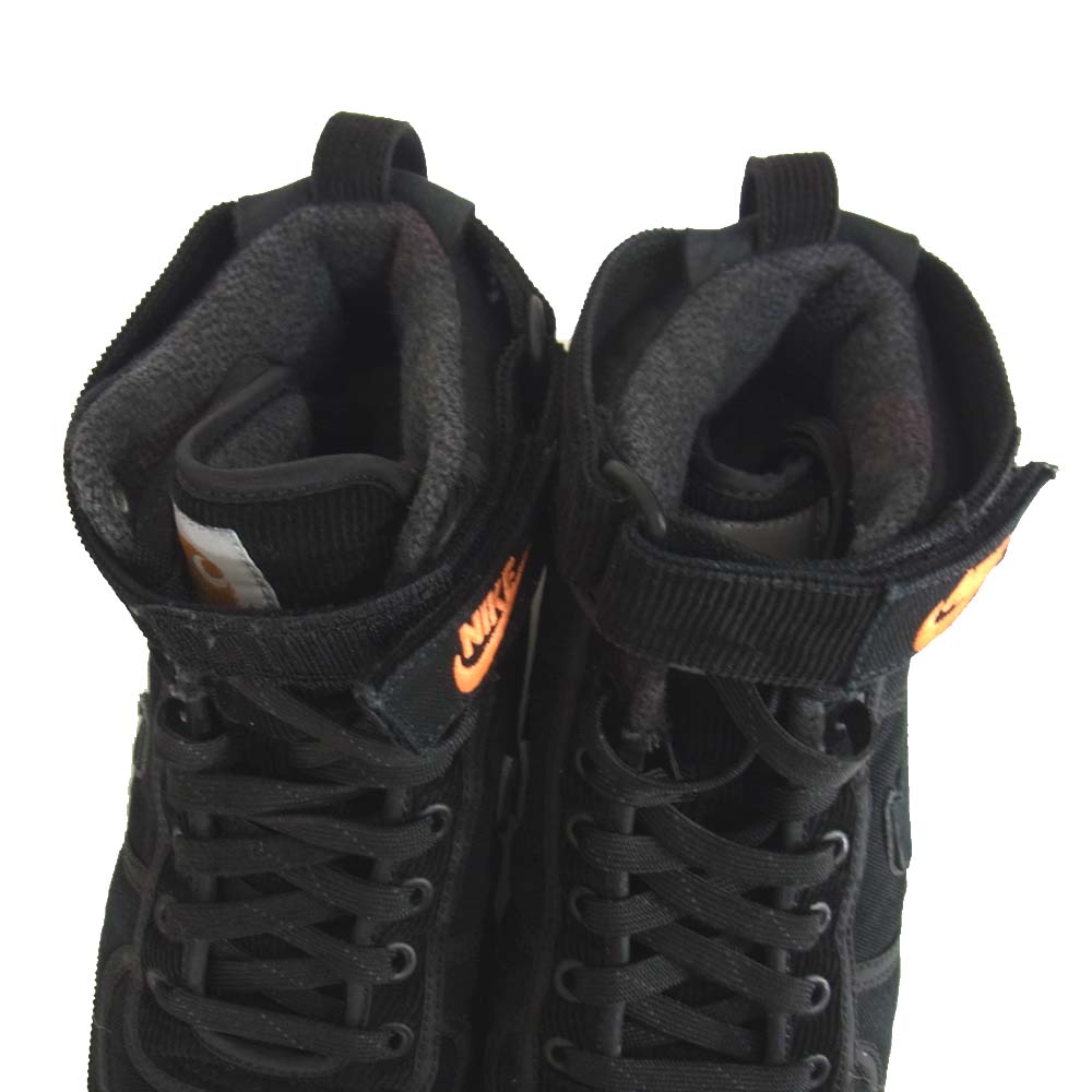 NIKE ナイキ AV4115-001 カーハート Carhartt VANDAL HIGH SUPREME PRM WIP バンダル ハイ ブラック系 25.5cm【美品】【中古】