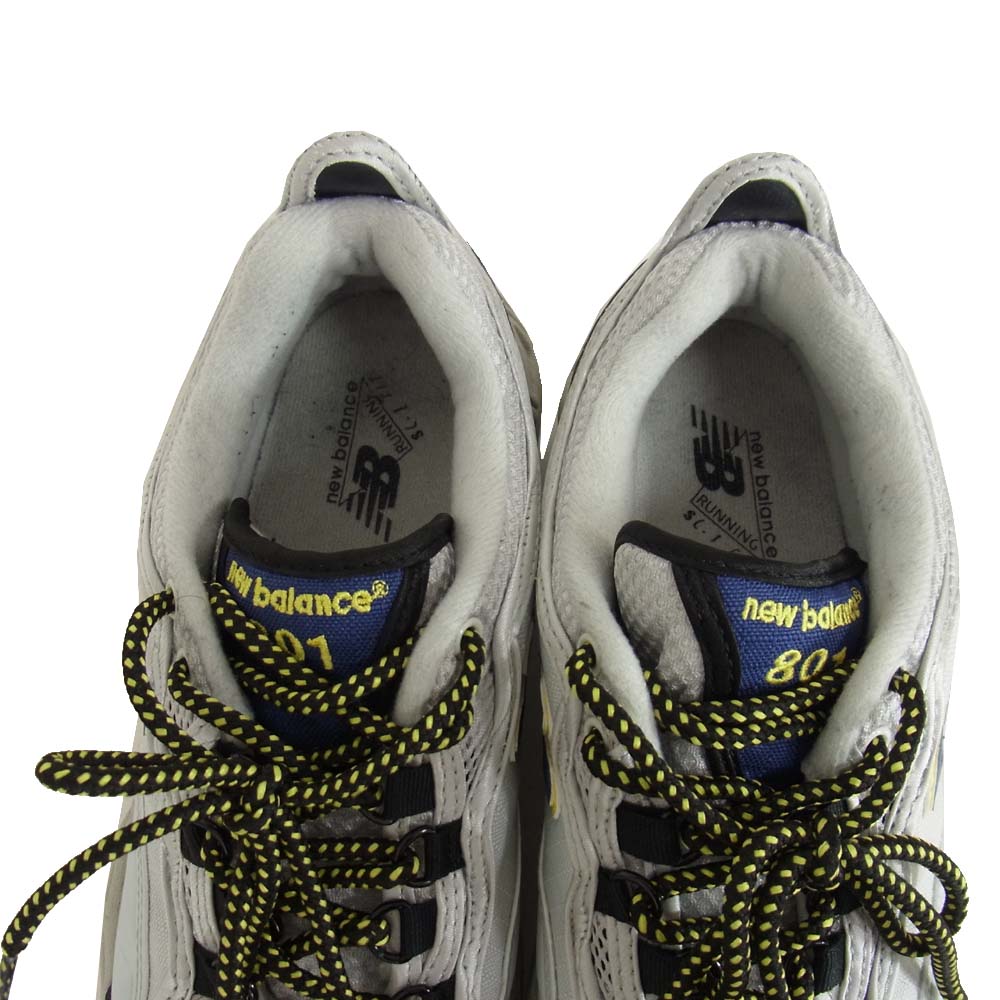 NEW BALANCE ニューバランス M801AT ローカット スニーカー グレー系 25.5cm【美品】【中古】