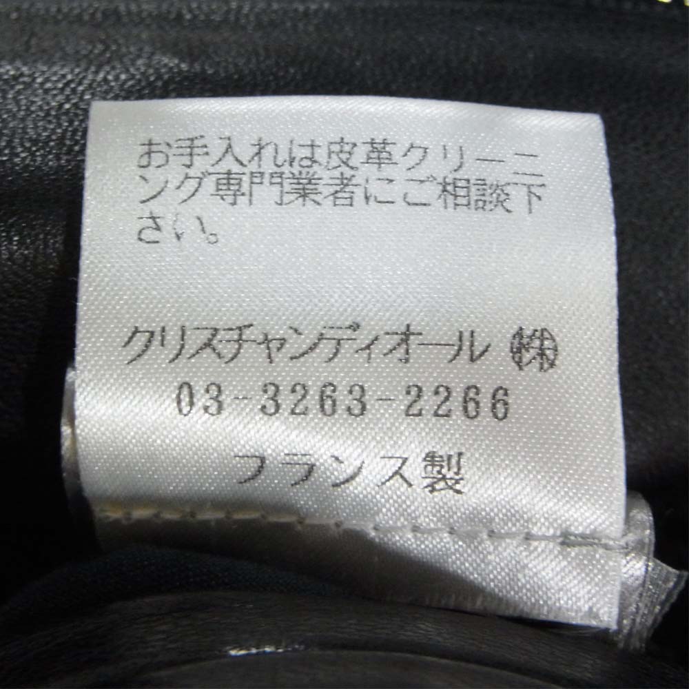 DIOR HOMME ディオールオム 0E3541500089 ラムレザー ライダースジャケット ブラック系 46【中古】