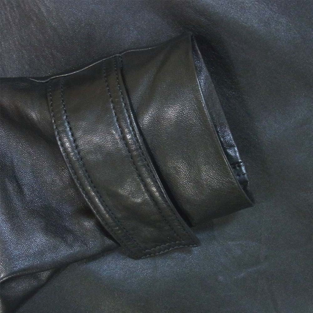 DIOR HOMME ディオールオム 0E3541500089 ラムレザー ライダースジャケット ブラック系 46【中古】
