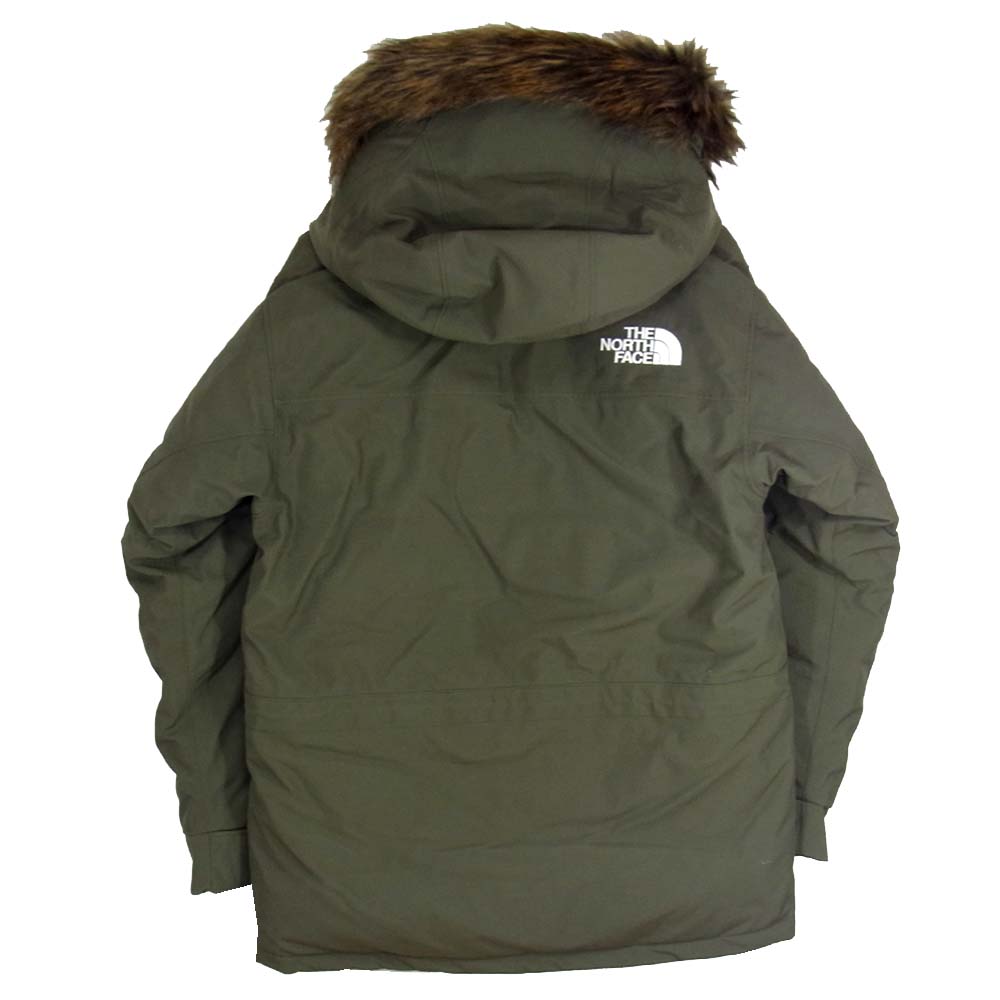 THE NORTH FACE ノースフェイス ND91807 Antarctica PARKA アンタークティカ ニュートープ ダウンジャケット カーキ系 M【新古品】【未使用】【中古】