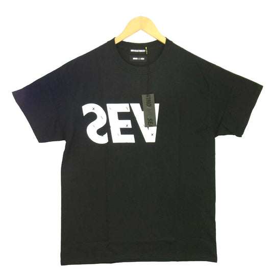 ゴッドセレクション WIND AND SEA ウィンダンシー MONOGRAM TEE モノグラム Tシャツ ブラック系 L【新古品】【未使用】【中古】