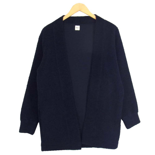 Ron Herman ロンハーマン 3020900219 WOOL PILE CARDIGAN ウール パイル カーディガン ネイビー系 M【美品】【中古】