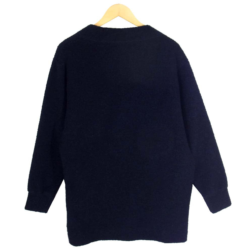 Ron Herman ロンハーマン 3020900219 WOOL PILE CARDIGAN ウール パイル カーディガン ネイビー系 M【美品】【中古】