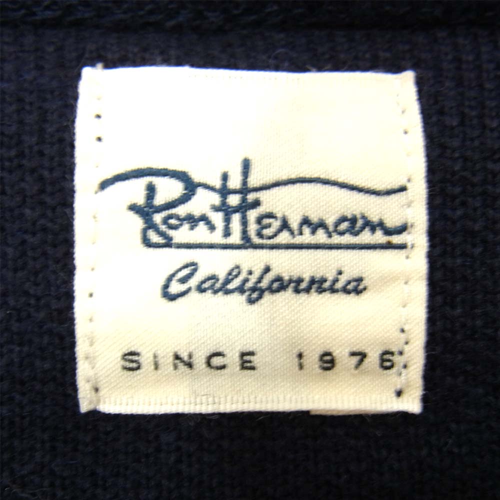 Ron Herman ロンハーマン 3020900219 WOOL PILE CARDIGAN ウール パイル カーディガン ネイビー系 M【美品】【中古】