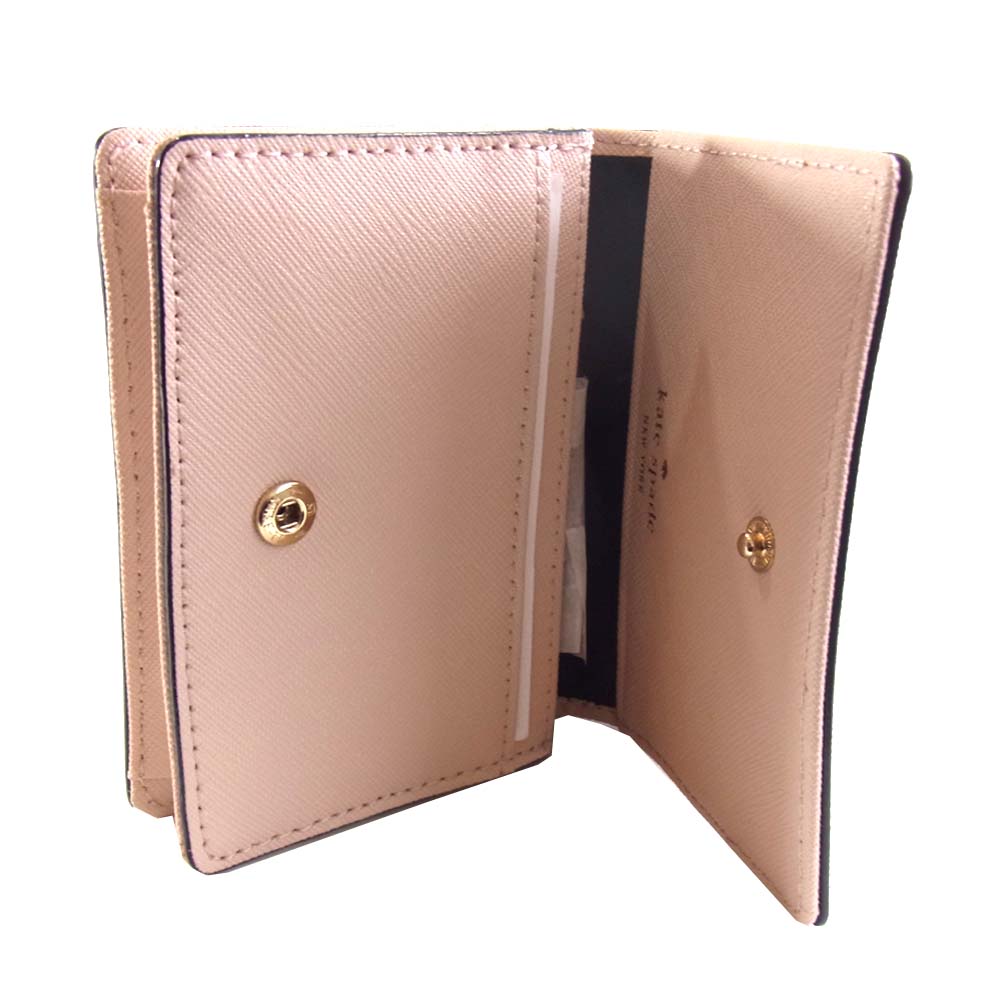 Kate Spade ケイトスペード PWRU5722 CONNORS LANE BECA リボン モチーフ キーリング付 マルチ ケース カードケース ピンク系【新古品】【未使用】【中古】