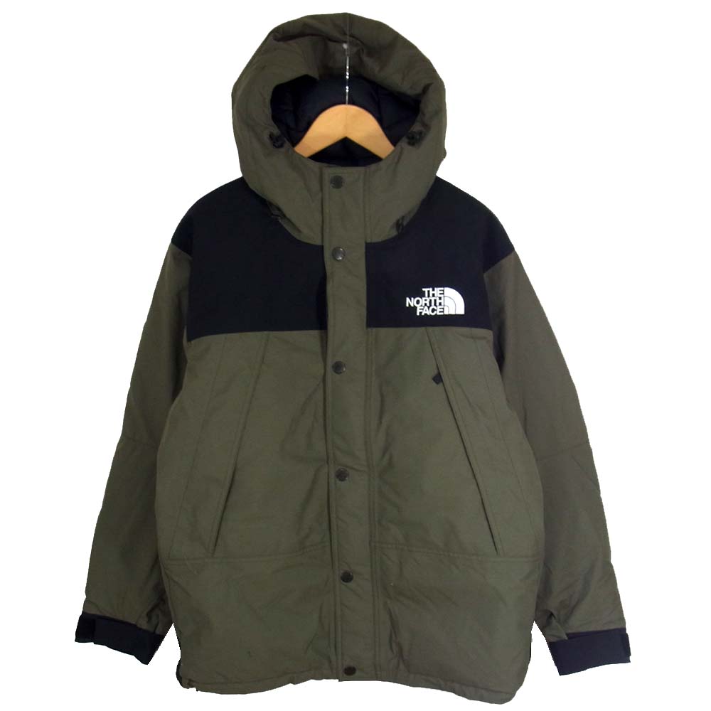 THE NORTH FACE ノースフェイス ND91930 MOUNTAIN DOWN JACKET マウンテン ダウンジャケット ニュートープ カーキ系 L【中古】