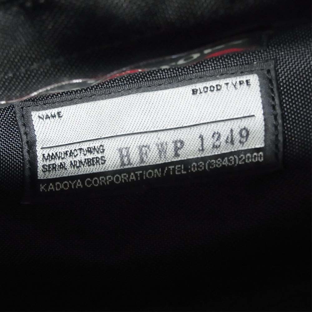 KADOYA カドヤ WASTE BAG-PTD レザー ウエスト バッグ ブラック系 L/LL【極上美品】【中古】