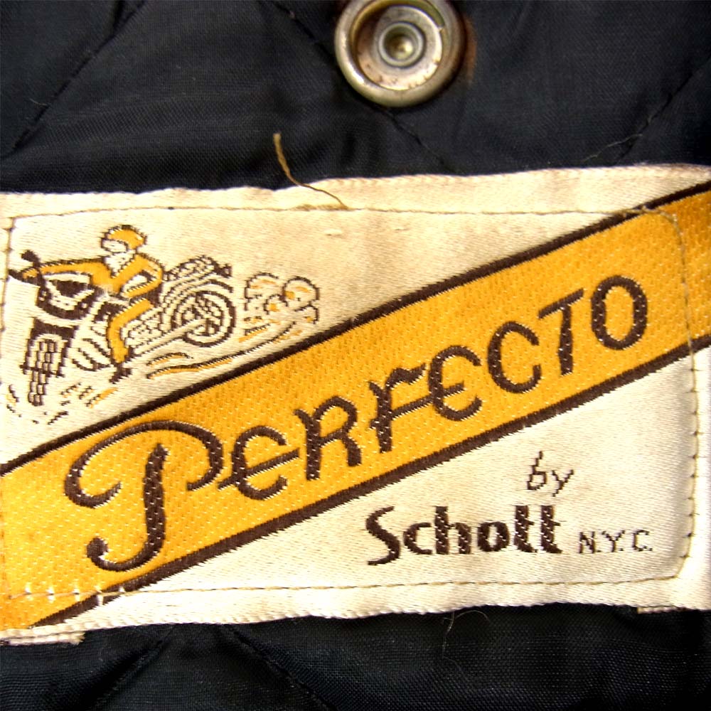 schott ショット ダブル ライダース ブラック系 38【中古】