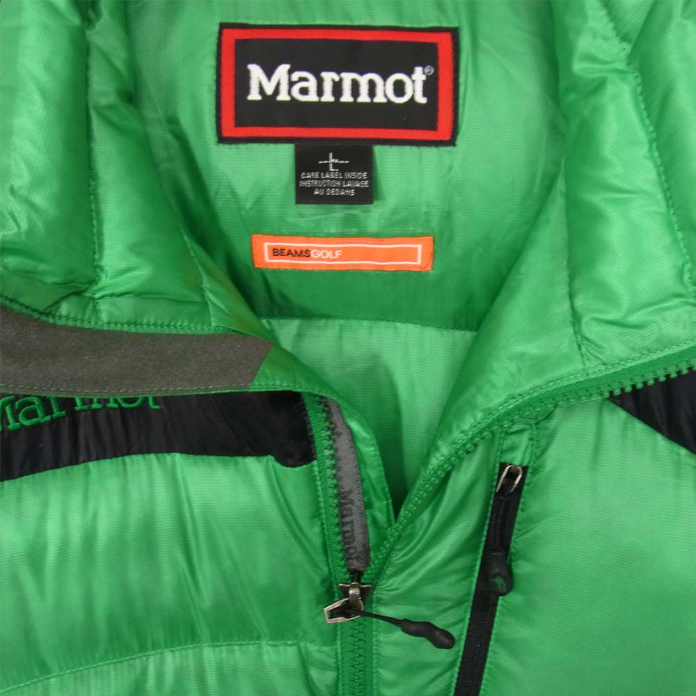 MARMOT マーモット MOD-F1015G BEAMS GOLF ビームス ゴルフ 切替 グリーン系 L【中古】