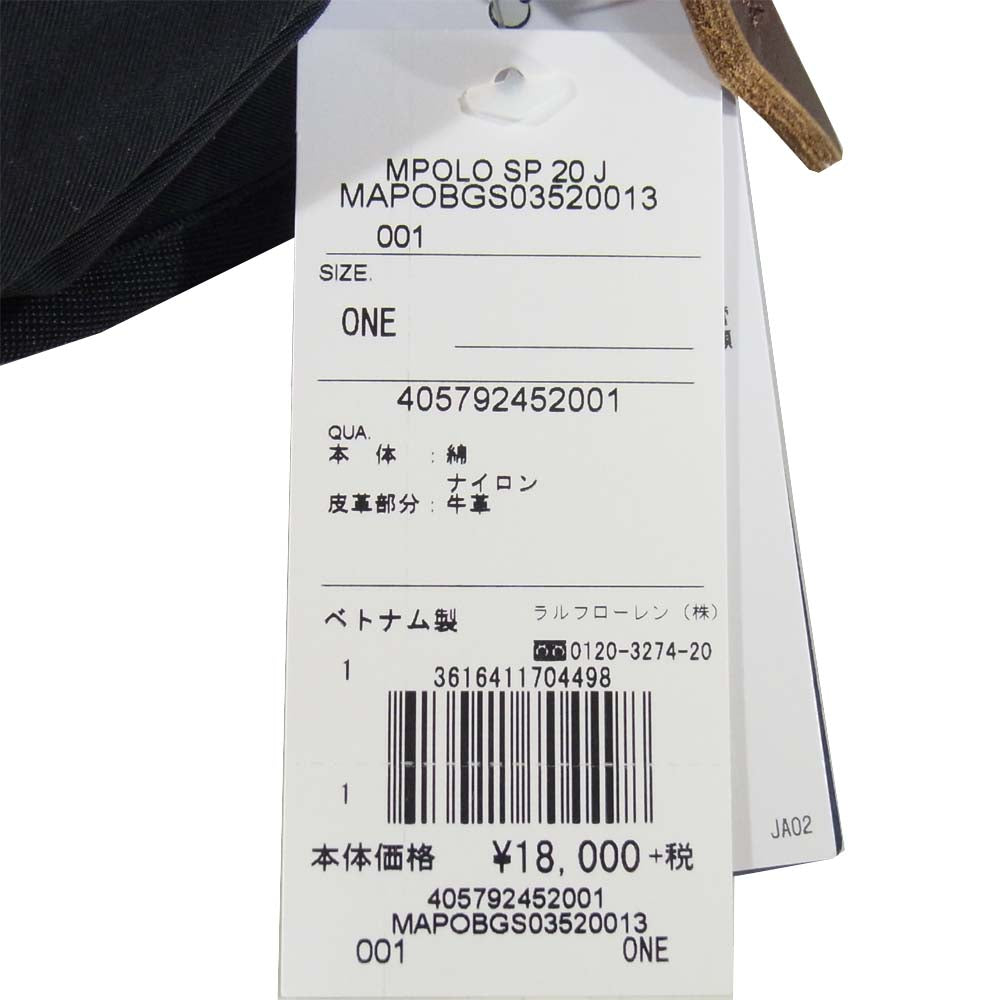 POLO RALPH LAUREN ポロ・ラルフローレン ウエストバッグ ブラック系 ONE【新古品】【未使用】【中古】