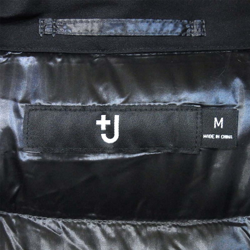 UNIQLO +J ユニクロ ハイブリッド ダウンジャケット ブラック系 M【新古品】【未使用】【中古】