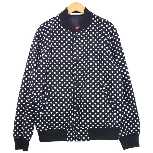 Supreme シュプリーム 14SS CDG コムデギャルソン Reversible Varsity Baseball Jacket リバーシブル ジャケット ブラック系 S【中古】