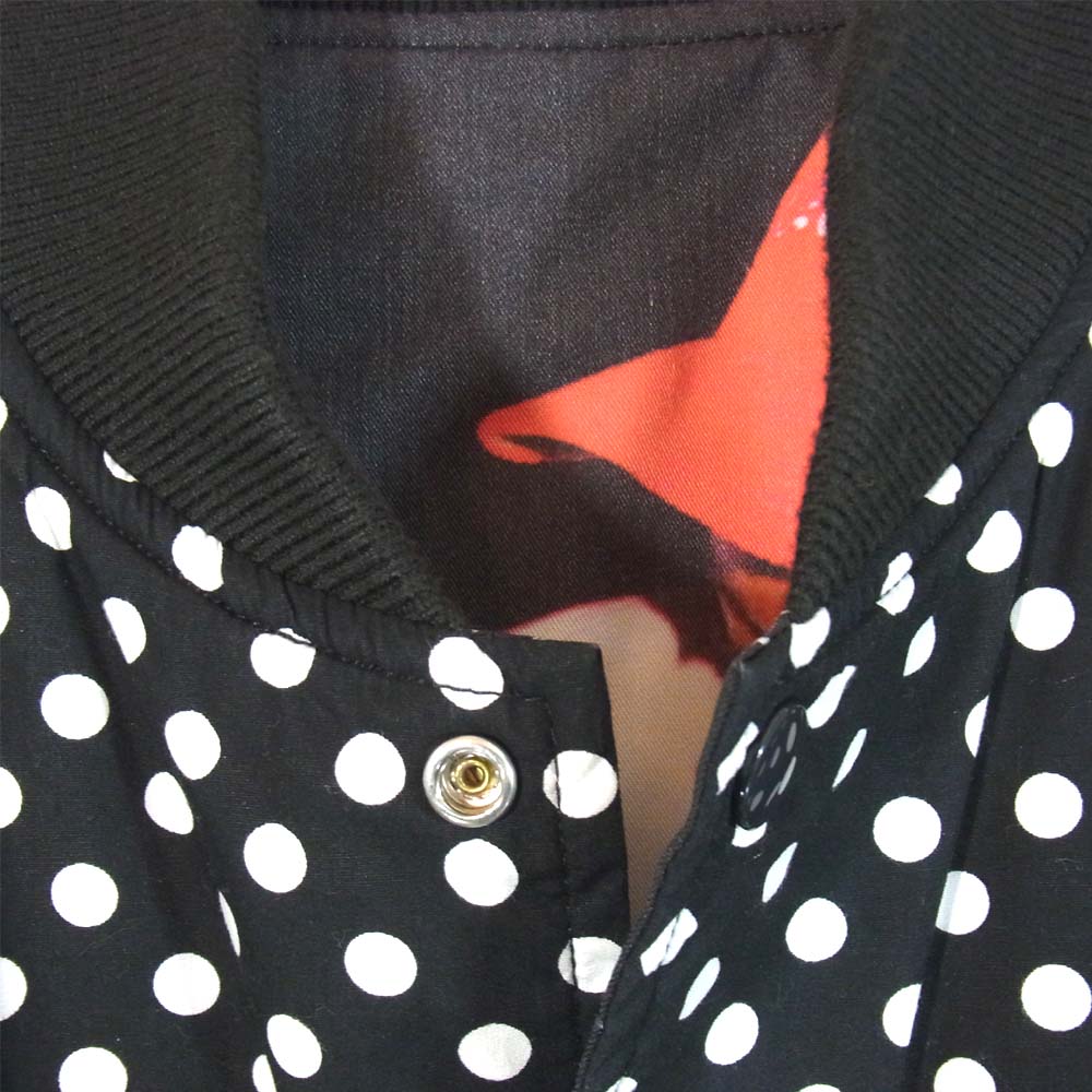 Supreme シュプリーム 14SS CDG コムデギャルソン Reversible Varsity Baseball Jacket リバーシブル ジャケット ブラック系 S【中古】
