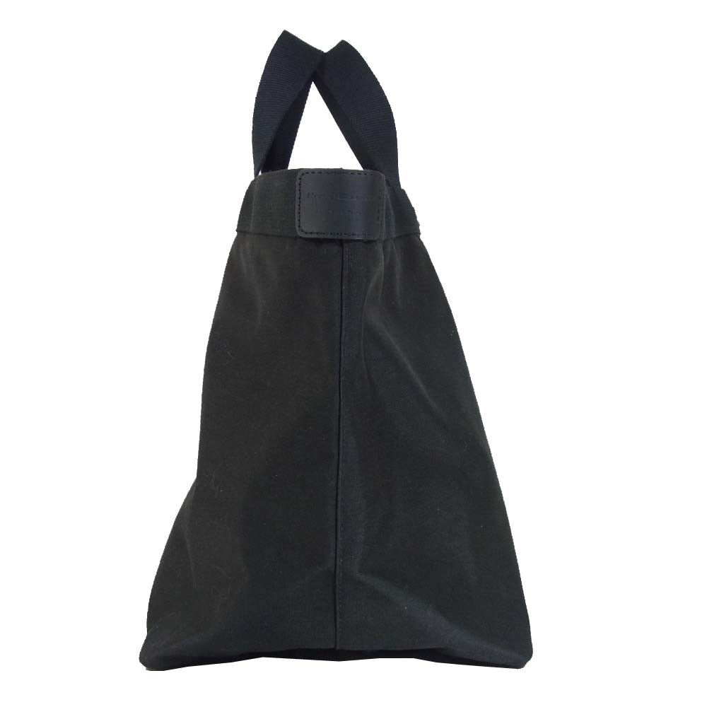 Herve Chapelier エルベ・シャプリエ 725C 舟形 トート L ノワール × ノワール × ノワール ブラック系【新古品】【未使用】【中古】