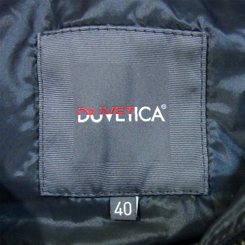 DUVETICA デュベティカ 国内正規品 FEBEDUE フェベデュエ ウール ダウンベスト ダークネイビー系 40【中古】